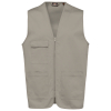 Beige unisex polycotton jacket