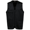 Black unisex polycotton jacket