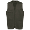 Dark Khaki unisex polycotton jacket