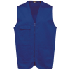 Gilet polycoton multipoches unisexe Royal Blue