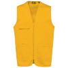 Yellow unisex polycotton jacket