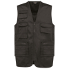 Gilet polycoton multipoches doublé unisexe Dark Grey