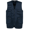 Gilet polycoton multipoches doublé unisexe Navy
