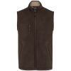 Bodywarmer polaire avec intérieur sherpa unisexe Chocolate