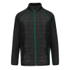 Veste Day To Day bi-matière unisexe Black / Kelly Green