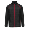 Veste Day To Day bi-matière unisexe Black / Red
