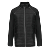 Veste Day To Day bi-matière unisexe Black / Silver
