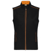 Black Men's Day To Day Jacket / Orange
