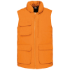 Bodywarmer matelassé homme Orange