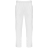 Pantalon polycoton homme White