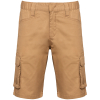 Bermuda multipoches écoresponsable homme Camel