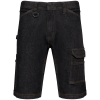 Bermuda denim multipoches homme Black Rinse