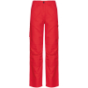 Red women's multipouch work pants