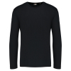 Maillot de corps manches longues unisexe Black