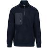 Polar eco-responsible collar zipped unisex Navy