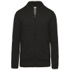 Cardigan doublé polaire homme Black