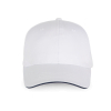 Casquette sandwich contrasté 6 panneaux OEKO-TEX® STANDARD 100 White / Navy