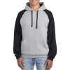Sweat Bicolore Raglan à Capuche Jerzees