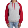 Sweat Bicolore Raglan à Capuche Jerzees