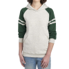 Sweat Varsity Bicolore Avec Capuche Jerzees