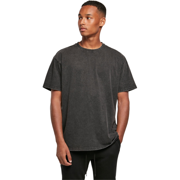 T-Shirt Délavé Oversize 240g Build Your Brand BY189