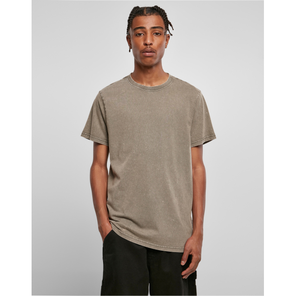 T-Shirt Col Rond Délavé Build Your Brand BY190