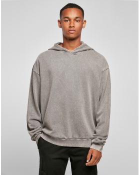 Sweat Oversize à Capuche Aspect Délavé Acide Build Your Brand BY191