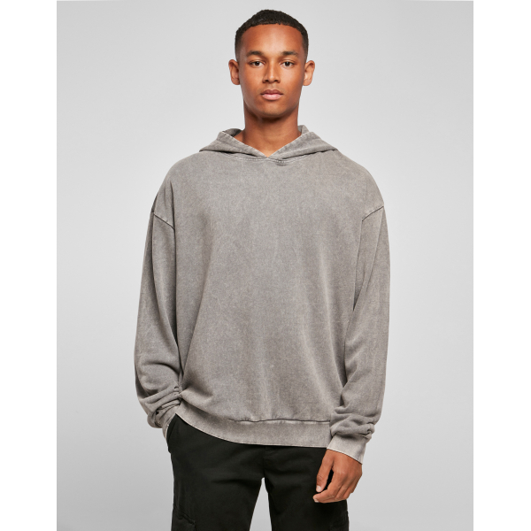 Hooded Oversize Sweater Délavé Acide Build Your Brand BY191