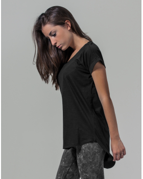 Long Effect Woman T-shirt Flaming Build Your Brand BY036