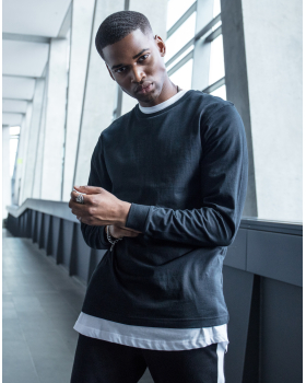 T-Shirt Manches Longues avec Poignets en Côte Build Your Brand BY091 - 3