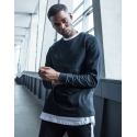 T-Shirt Manches Longues avec Poignets en Côte Build Your Brand BY091
