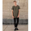Adjusted Long T-Shirt Build Your Brand BY028 - 1