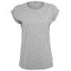 Women's T-shirt Shoulders Combining Build Your Brand BY021 - 23