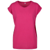 Women's T-shirt Shoulders Combining Build Your Brand BY021 - 24