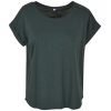 T-shirt Femme Long Effet Flammé Build Your Brand BY036 - 10