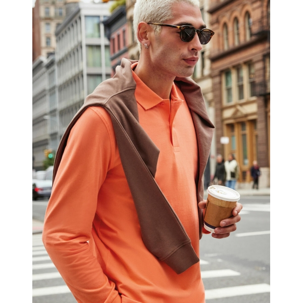 Men's Polo Long sleeves MY POLO 210 B&C PU427 - 5