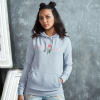 Hoodie Sweatshirt Woman College Girlie AWDis JH001F