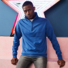 Trucker neck sweatshirt1/4 zip Sophomore AWDis JH046