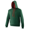 Sweat-shirt à capuche bicolore Varsity AWDis JH003