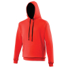Sweat-shirt à capuche bicolore Varsity AWDis JH003