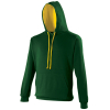 Sweat-shirt à capuche bicolore Varsity AWDis JH003