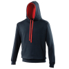 Sweat-shirt à capuche bicolore Varsity AWDis JH003