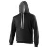 Sweat-shirt à capuche bicolore Varsity AWDis JH003