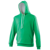 Sweat-shirt à capuche bicolore Varsity AWDis JH003