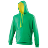 Sweat-shirt à capuche bicolore Varsity AWDis JH003