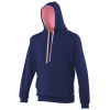 Sweat-shirt à capuche bicolore Varsity AWDis JH003