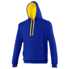 Sweat-shirt à capuche bicolore Varsity AWDis JH003