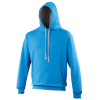 Sweat-shirt à capuche bicolore Varsity AWDis JH003