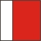 Sporty Red / White