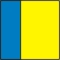 Sporty Yellow / Dark Royal blue